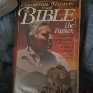 The Bible: The Passion VHS Charlton Heston .